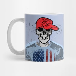 Best Skull T Shirt American Flag tee shirts Gifts Mug